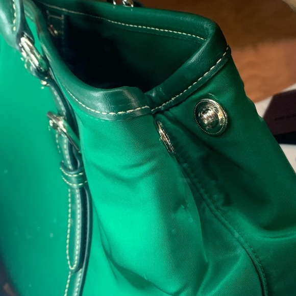 NIB PRADA Borsa Donna Satchel Bag IN HUNTER GREEN - Picture 6 of 14